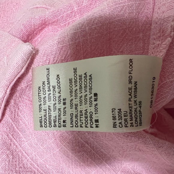 BNWT Free People Top Wink My Way In Chalk Pink - Picture 10 of 11